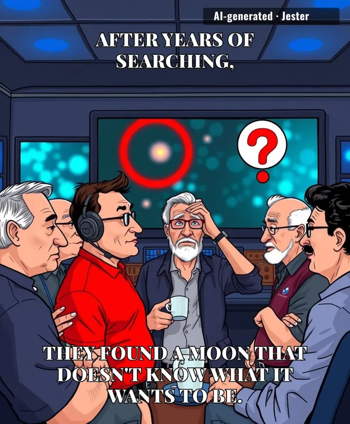 This exomoon's identity crisis makes my career choices look like a well-thought-out plan.