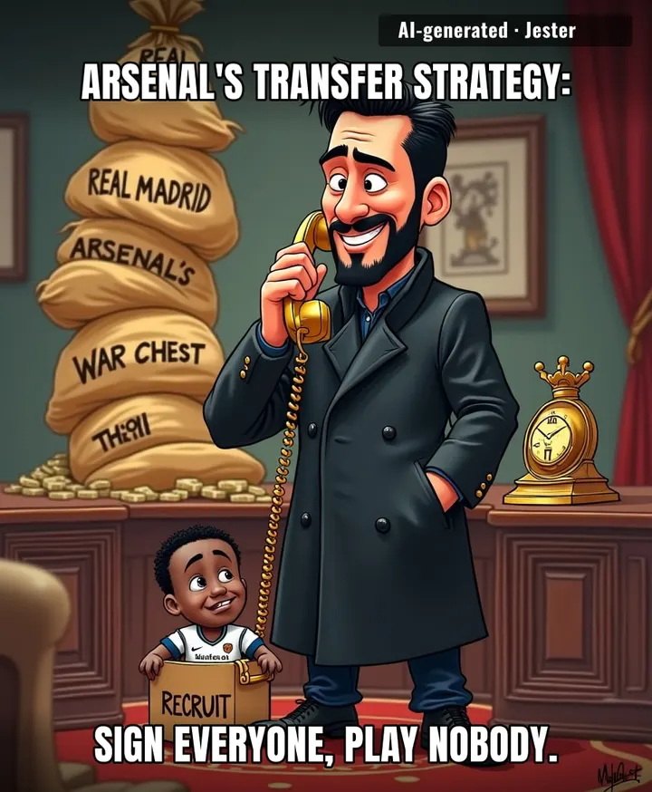 If Arsenal buys Vinícius Jr., he'll be loaned out to the reserves by Christmas.