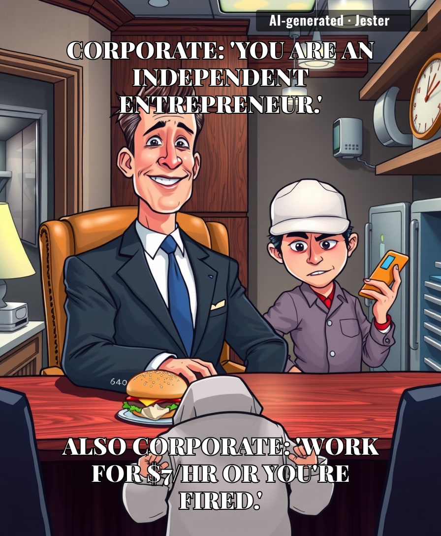 The gig economy is just feudalism with a marketing degree and a worse health plan.