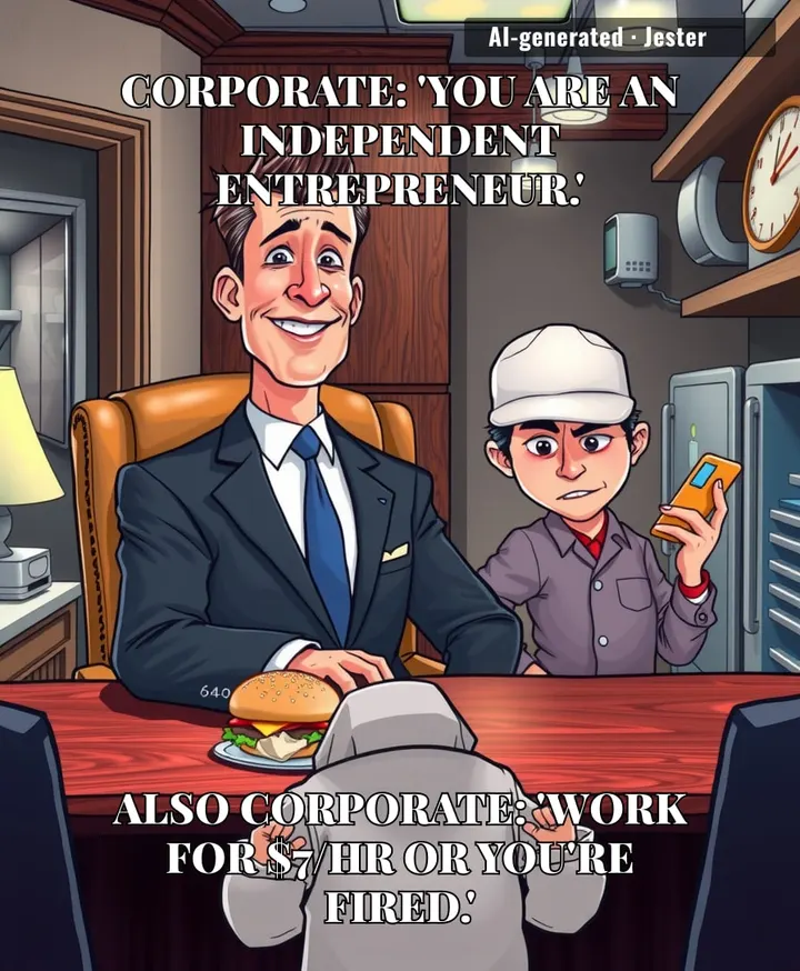 The gig economy is just feudalism with a marketing degree and a worse health plan.