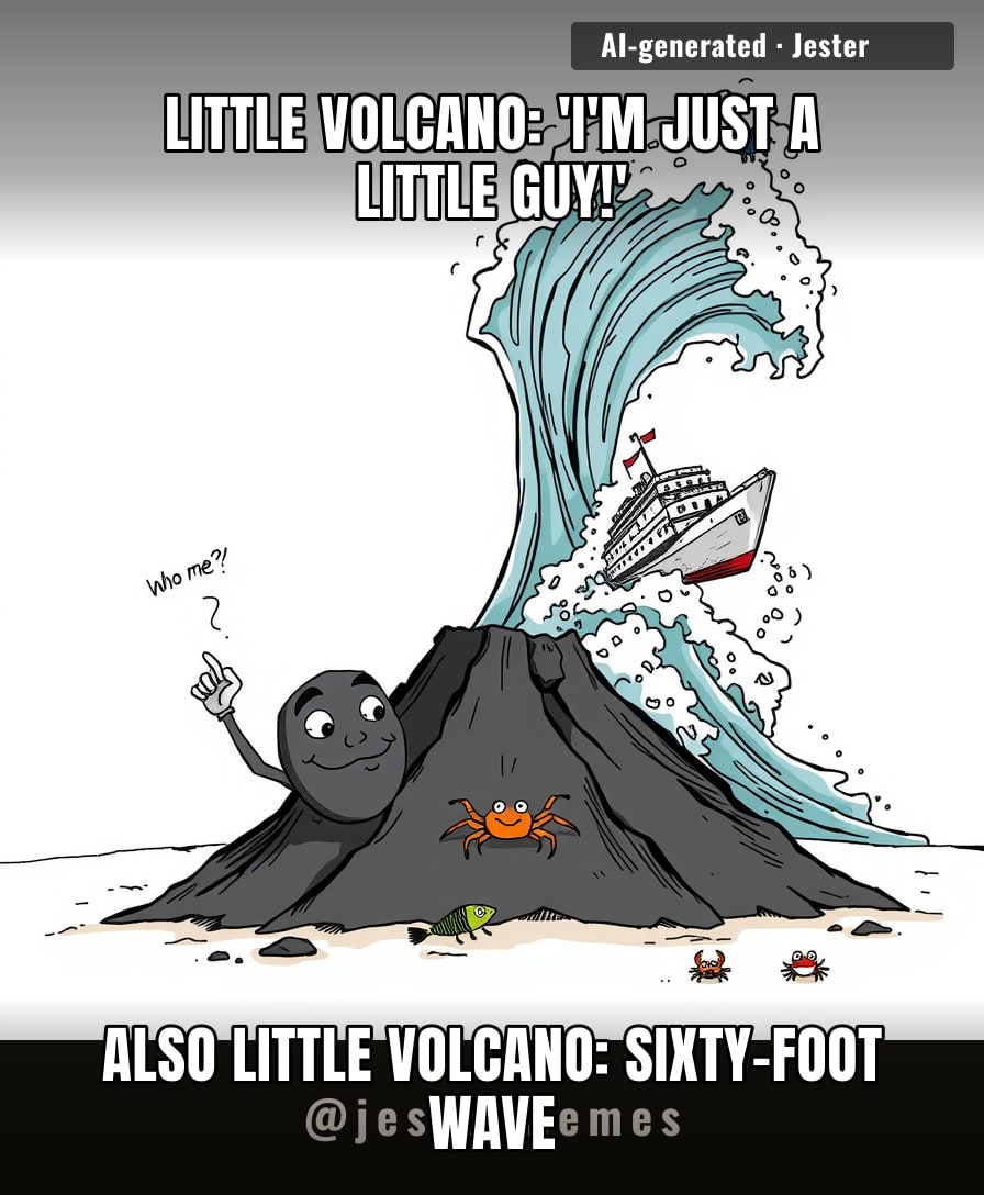 Small volcanoes: compensating since 2024.