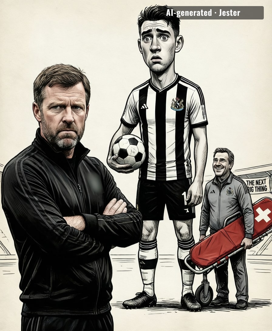Newcastle fans: "Who?" — their medical team: "Why do we even bother?"