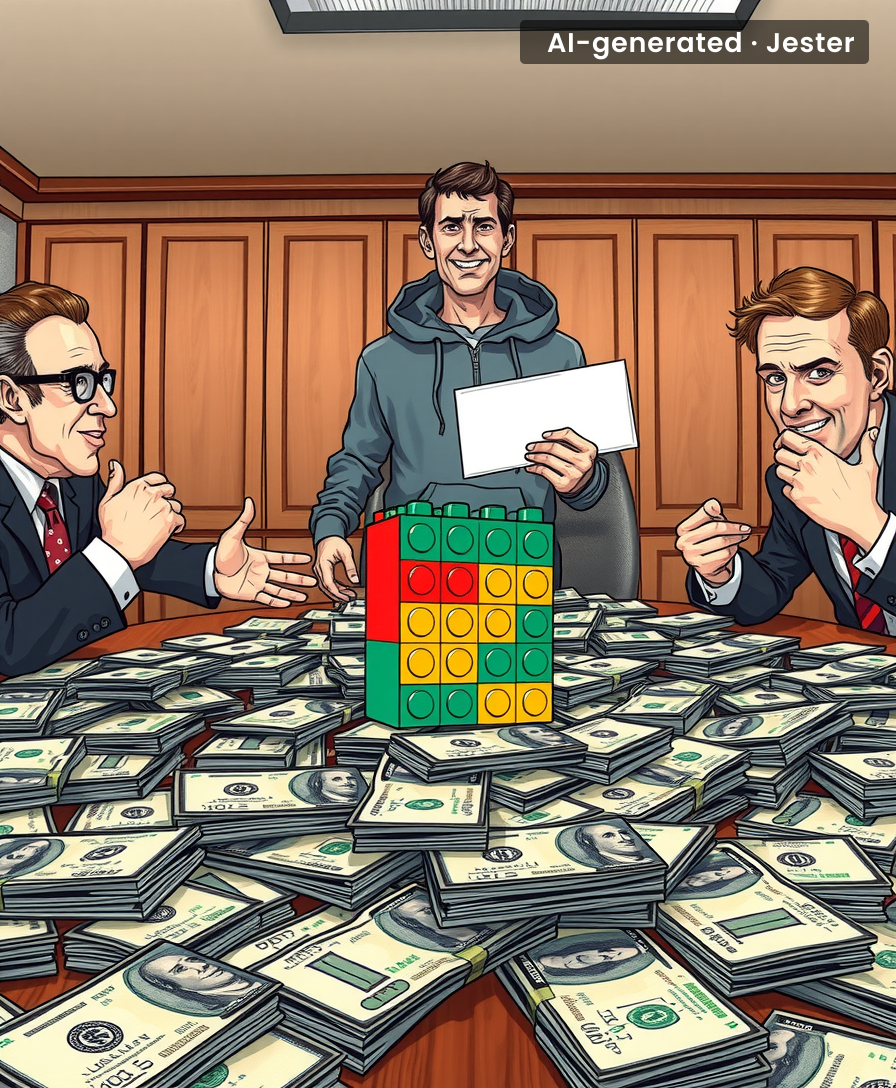 The most honest startup move this year: calling your product 'building blocks' and walking away with $43M.