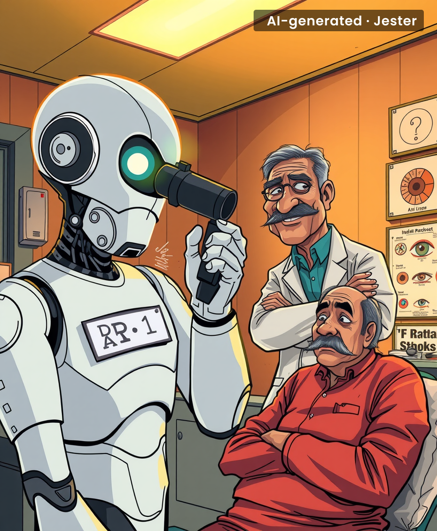 AI in healthcare: because WebMD wasn't terrifying enough.