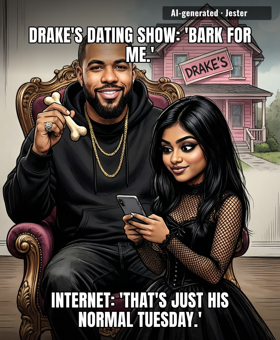 Drake's love language is a down payment, and his dating show is just a real-estate seminar with better lighting.