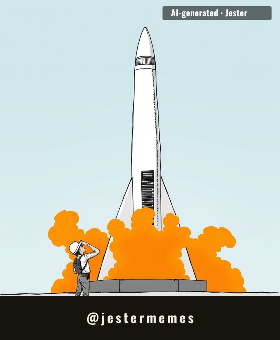 $40 billion in GPUs and the rocket is the heat sink.