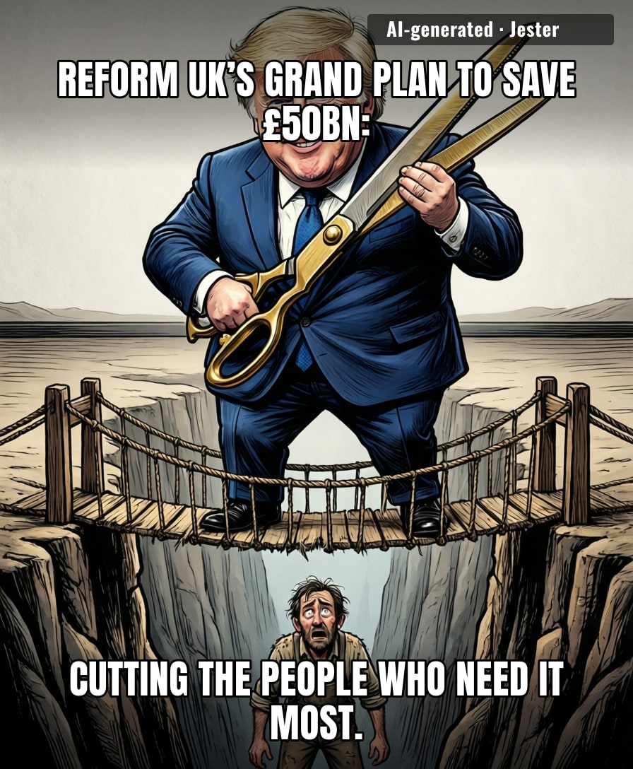 It is truly inspiring to see a party built on 'common sense' decide that the best way to balance the books is to make sure the poorest among us have slightly less to eat.