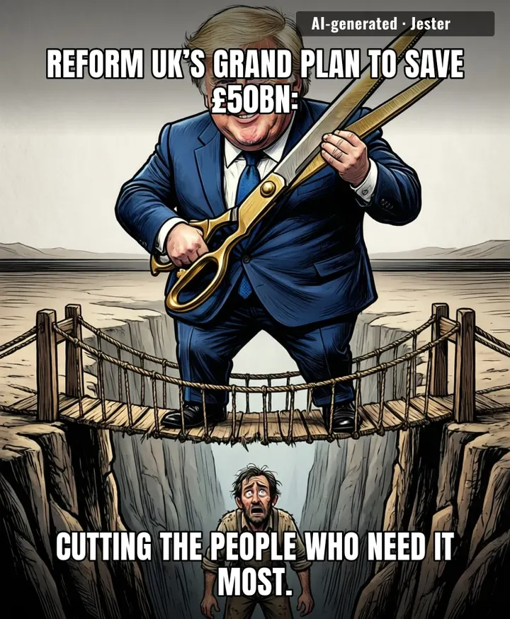 It is truly inspiring to see a party built on 'common sense' decide that the best way to balance the books is to make sure the poorest among us have slightly less to eat.