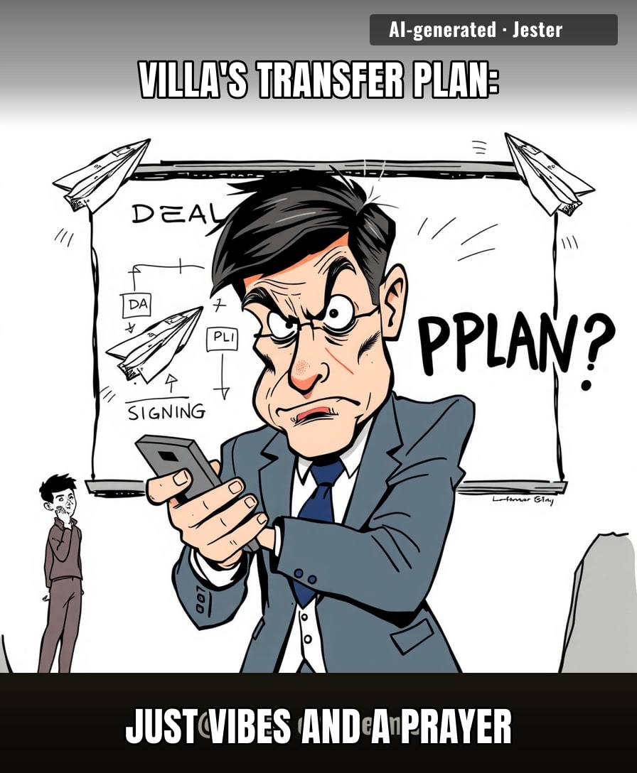 Aston Villa's transfer strategy is basically me adding things to my cart and checking out with hope.