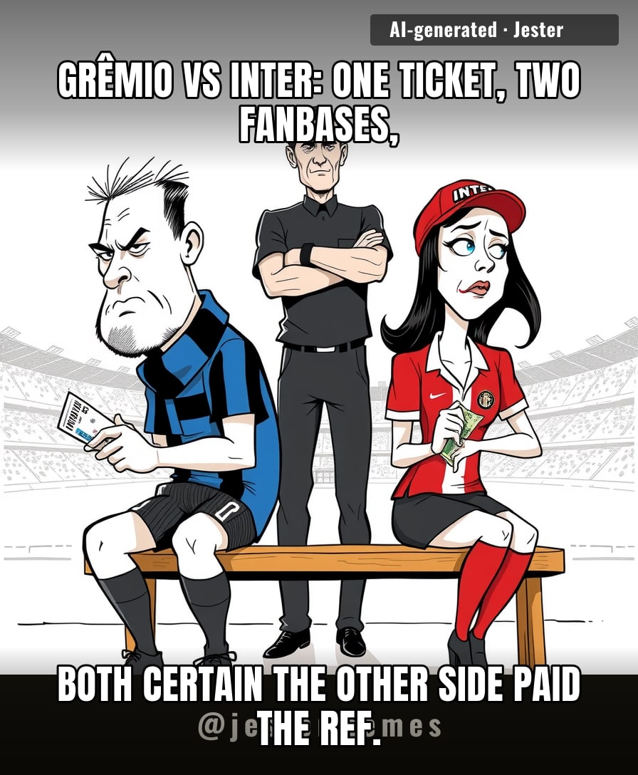 In Porto Alegre, the real trophy is whichever fanbase gets to blame the other for the inevitable choke.