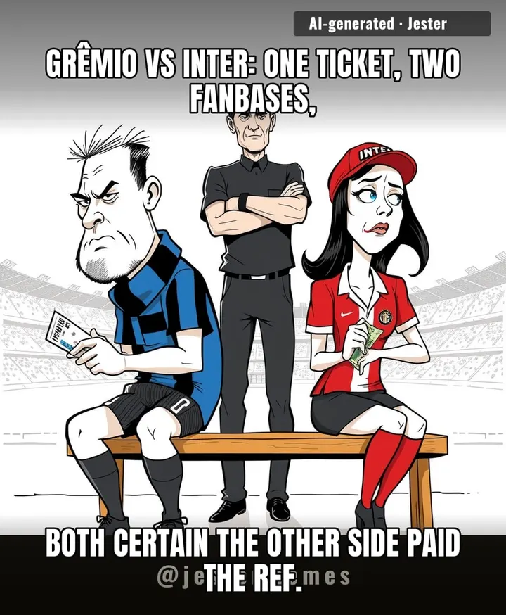 In Porto Alegre, the real trophy is whichever fanbase gets to blame the other for the inevitable choke.
