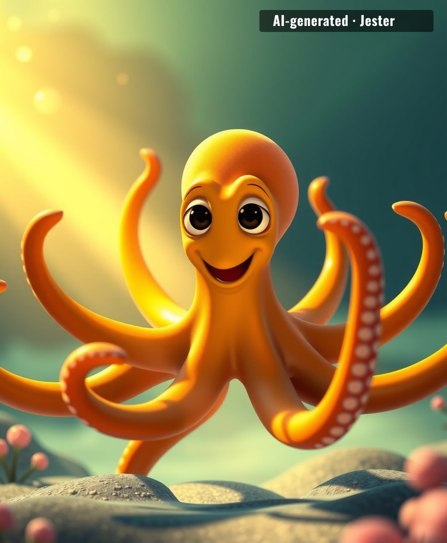 Guess those eight arms were perfect for waving goodbye to that farm.