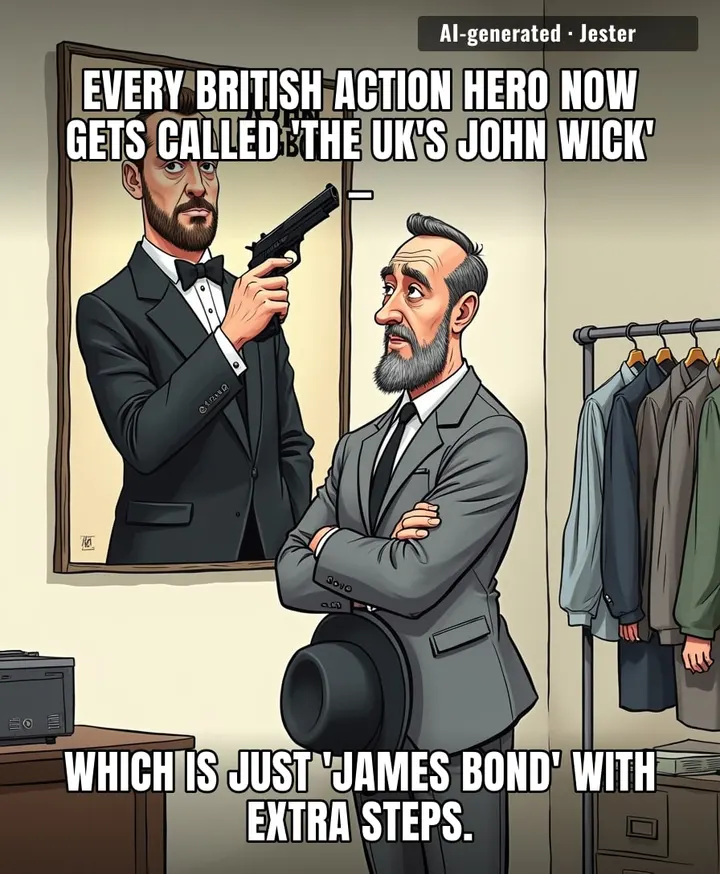 At this rate, by 2030 every bloke with a gym membership and a grudge will be 'the British John Wick.'