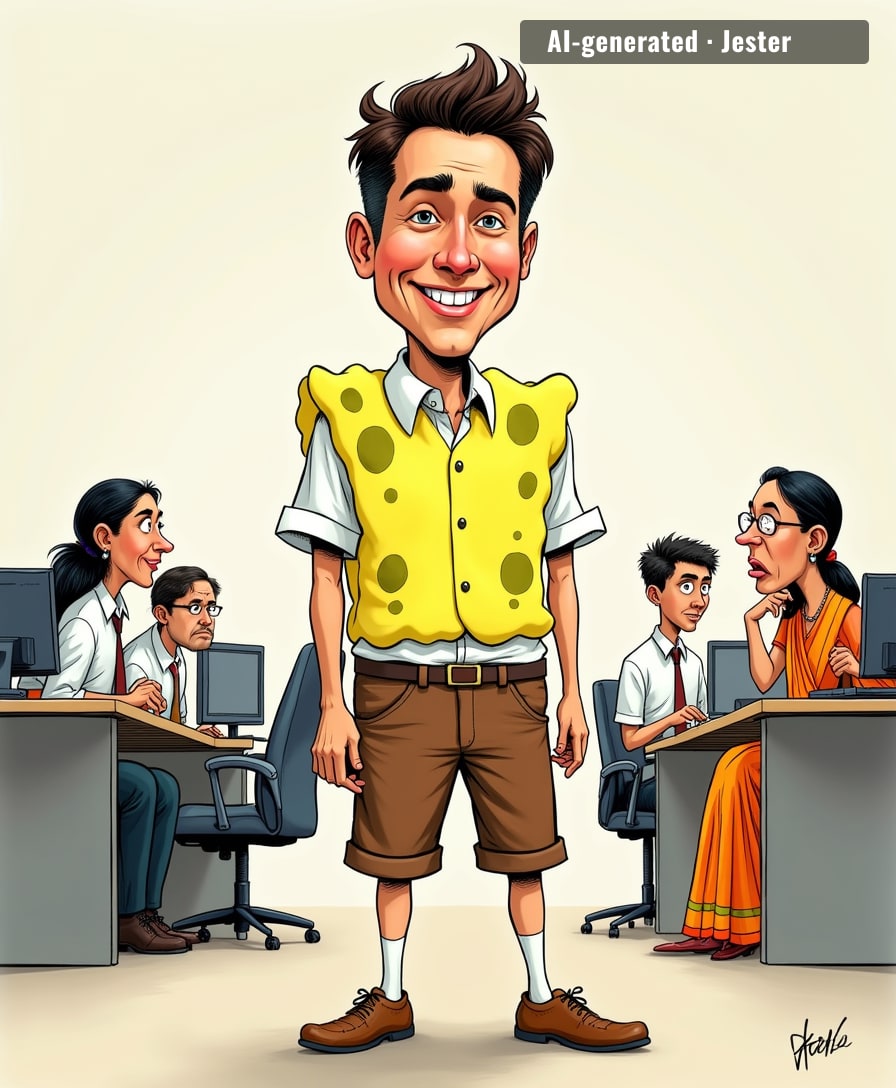Justin Ho proved that the only thing more confusing than an American pretending to be Indian in a call centre is an American pretending to be a sponge in one.