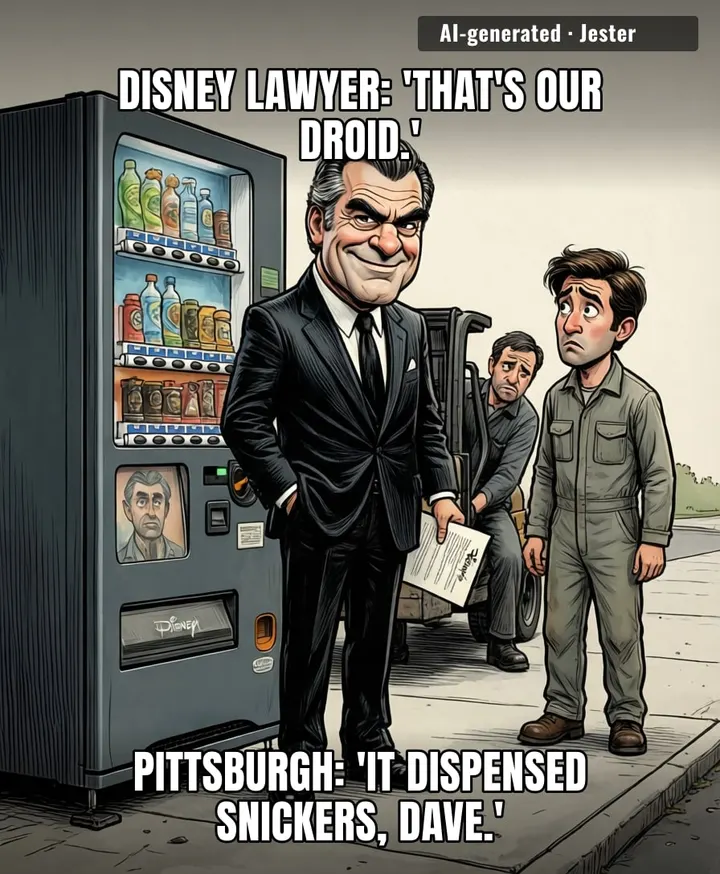 Somewhere, a Star Wars vending machine is getting a cease-and-desist for serving soda without a streaming service.