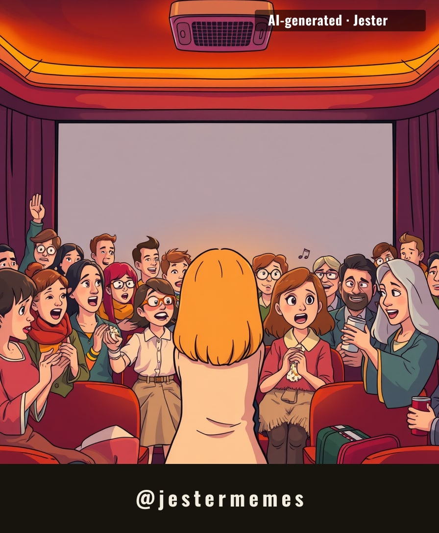 Nothing says 'Netflix and chill' like a surprise choir crashing your movie night.