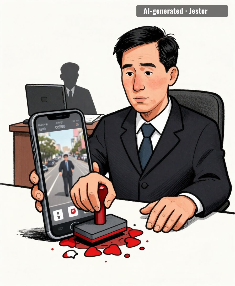 no charges, but the algorithm gave him life.