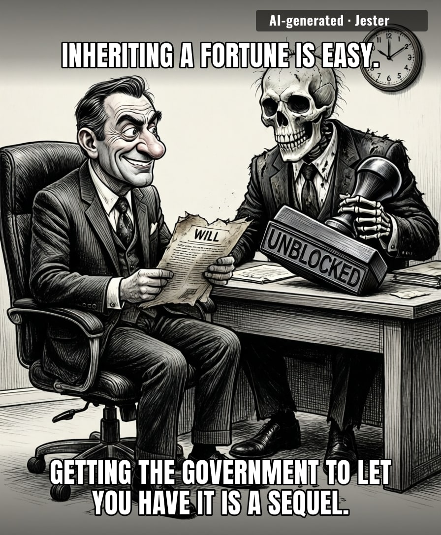 Probate is the only process on earth where your grandkids grow up waiting for their inheritance, and the lawyer charges you a fee to stop the clock.