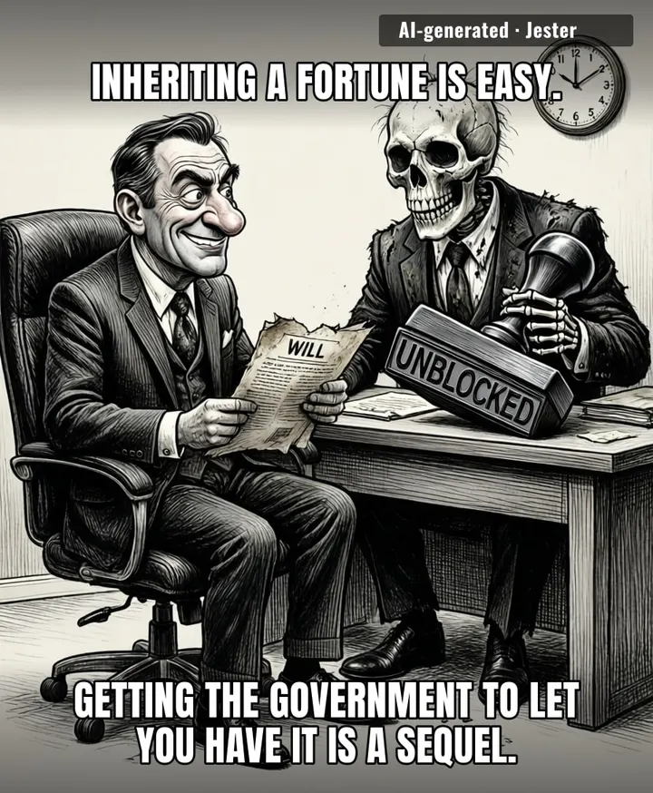 Probate is the only process on earth where your grandkids grow up waiting for their inheritance, and the lawyer charges you a fee to stop the clock.