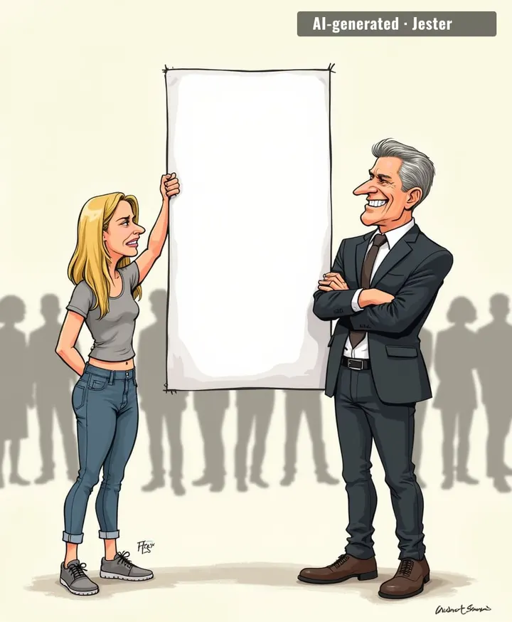 She was uncomfortable, then a check cleared and the discomfort just sort of evaporated.