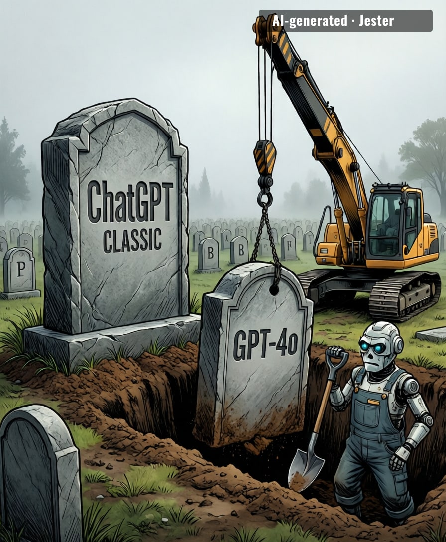 OpenAI doesn't discontinue products, it gives them a headstone.