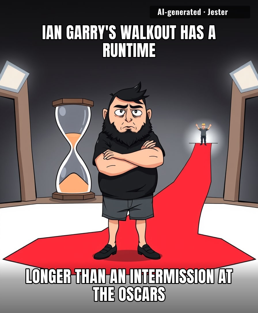 Ian Garry's walkout is so long it should come with a complimentary drink and a nap.