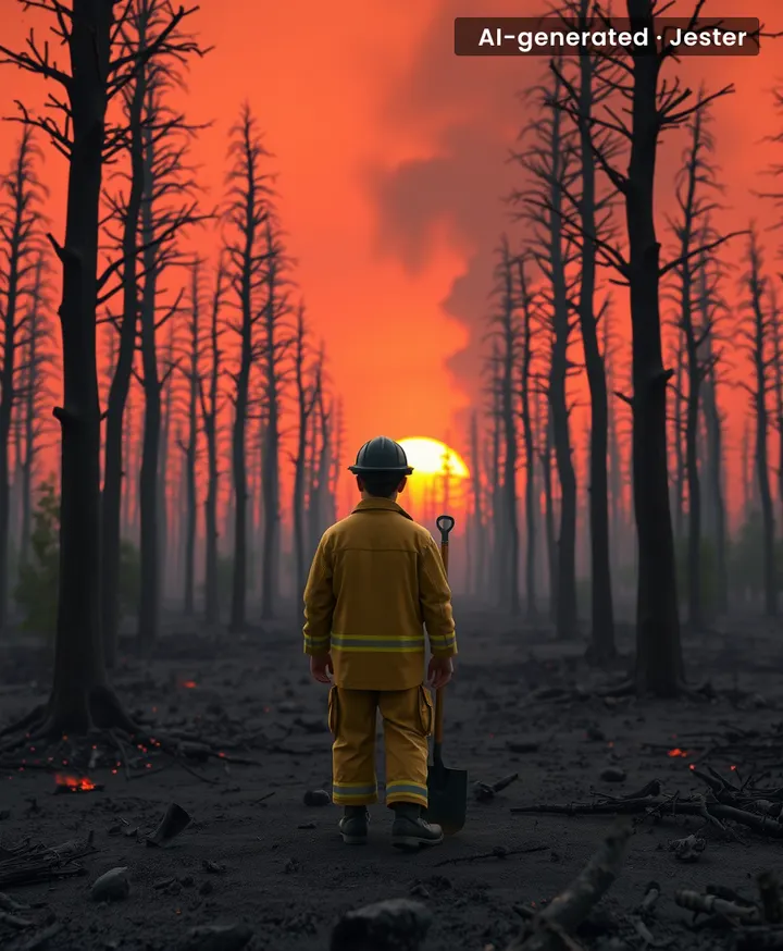 The loss of ancient forest underscores the accelerating toll of climate-driven wildfires on Europe's natural heritage.