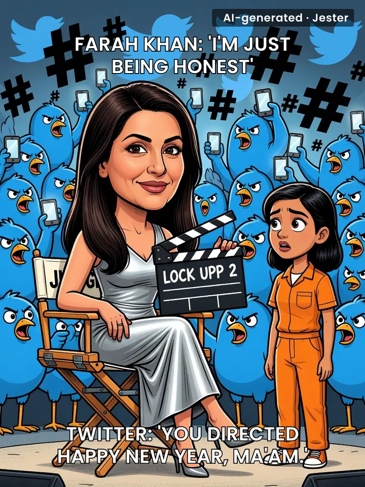Farah Khan's Lock Upp judgment brings the same energy as her film career — and Twitter has the box office receipts.