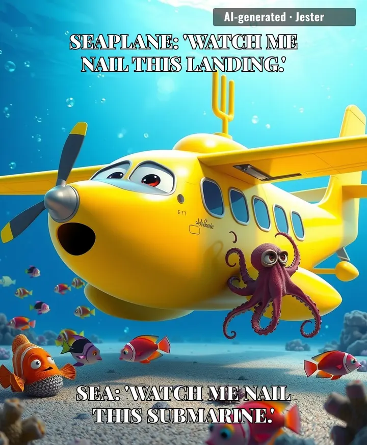Amphibious means 'dies in both places' — the seaplane learned that the hard way.