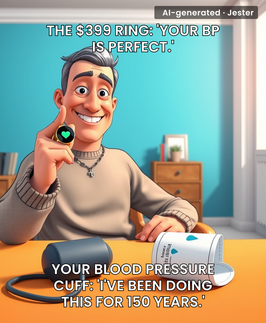 The only thing more inflated than your BP is the price of that ring.