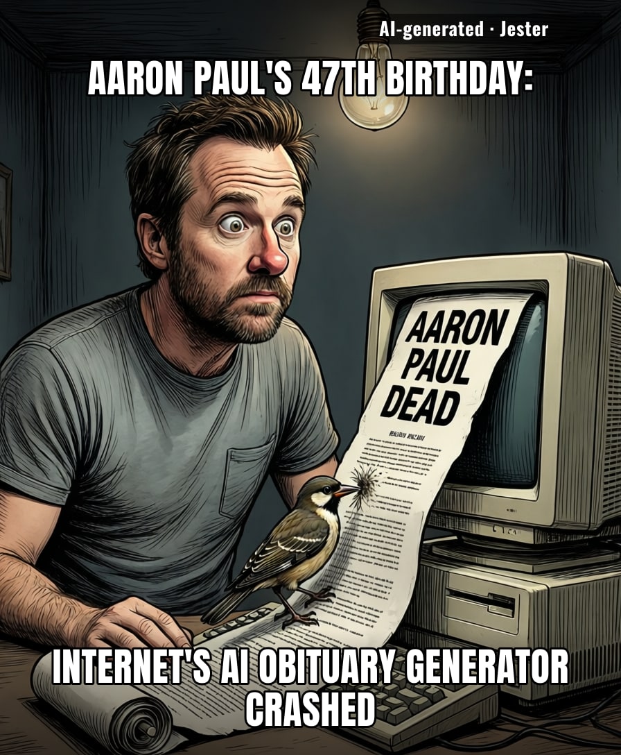Celebrities don't die anymore, they just turn 47 and let the internet do the rest.