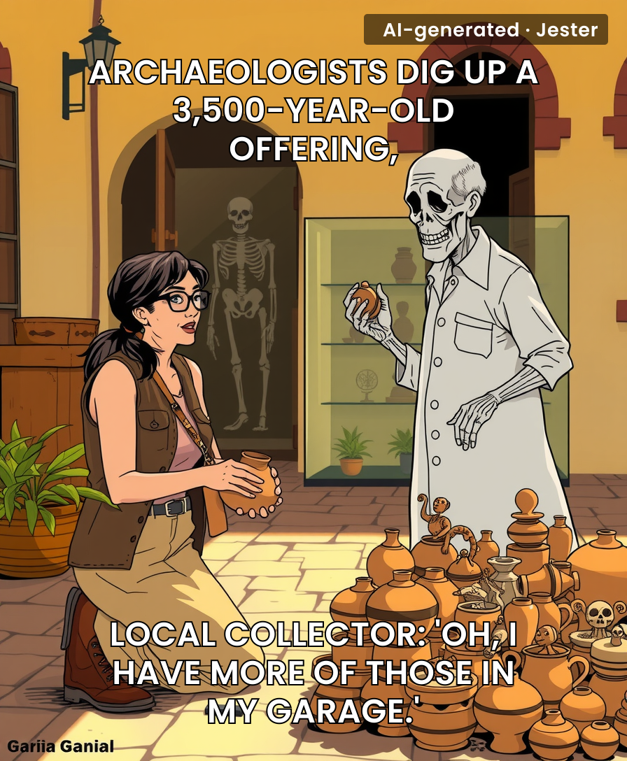 The only thing more ancient than Chuchita is the collection of a guy who kept millennia-old artifacts as 'decor.'