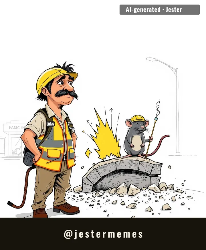 rats found the fault the contractor buried