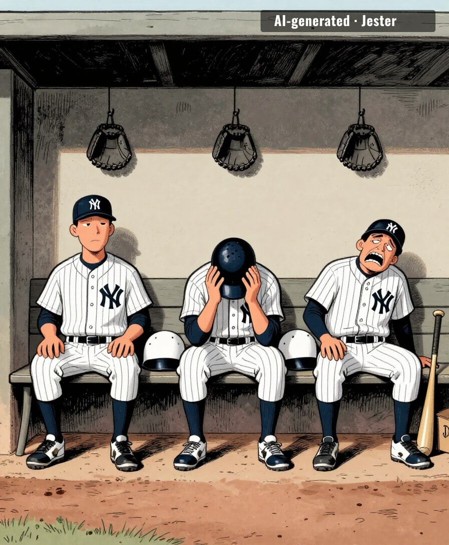 one hit and he still got thrown out. the yankees are a bad team.