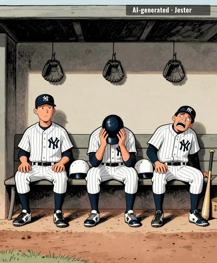 one hit and he still got thrown out. the yankees are a bad team.
