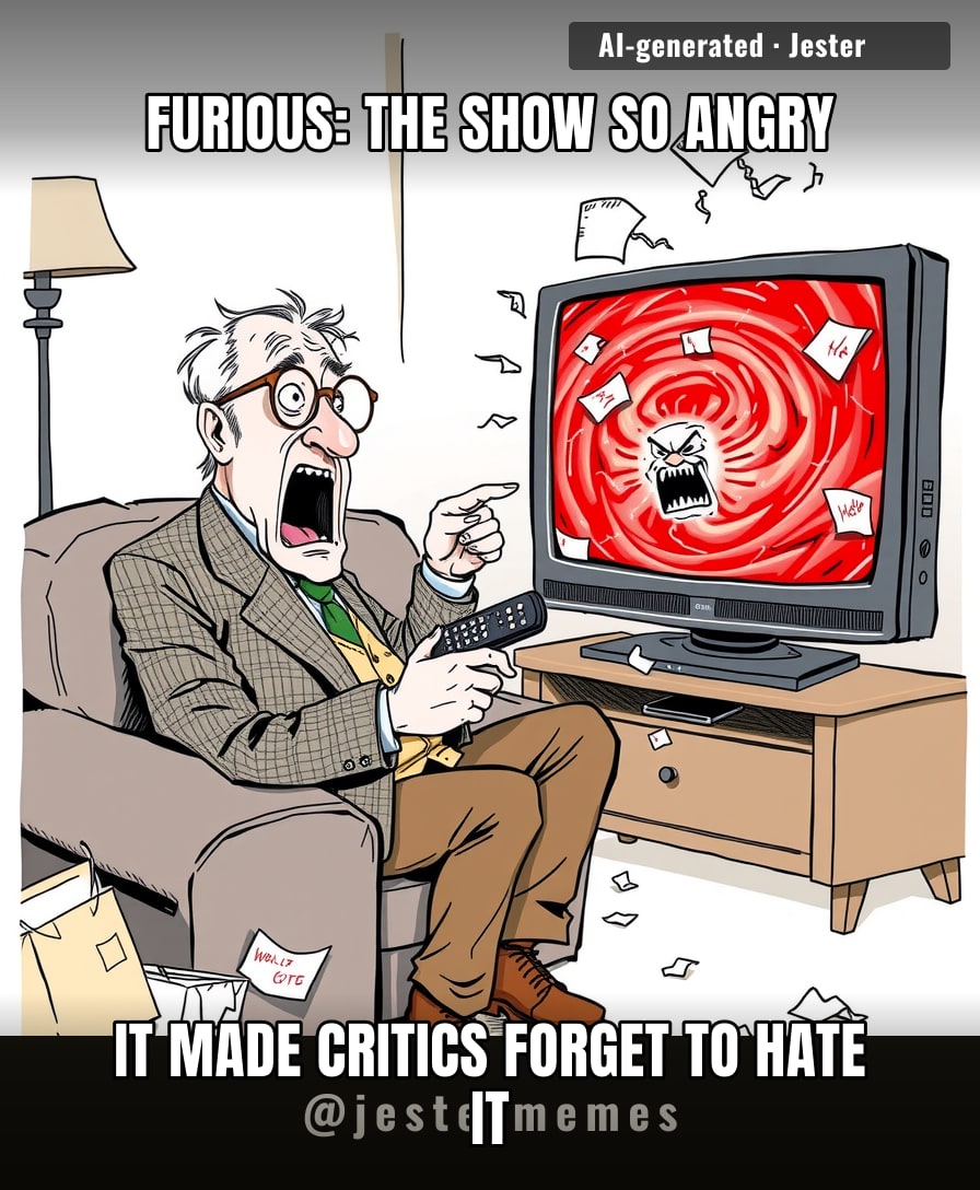 The Guardian: 'is Furious the best show of the year?' — meanwhile, my group chat is still debating a 3-second scene from episode one.
