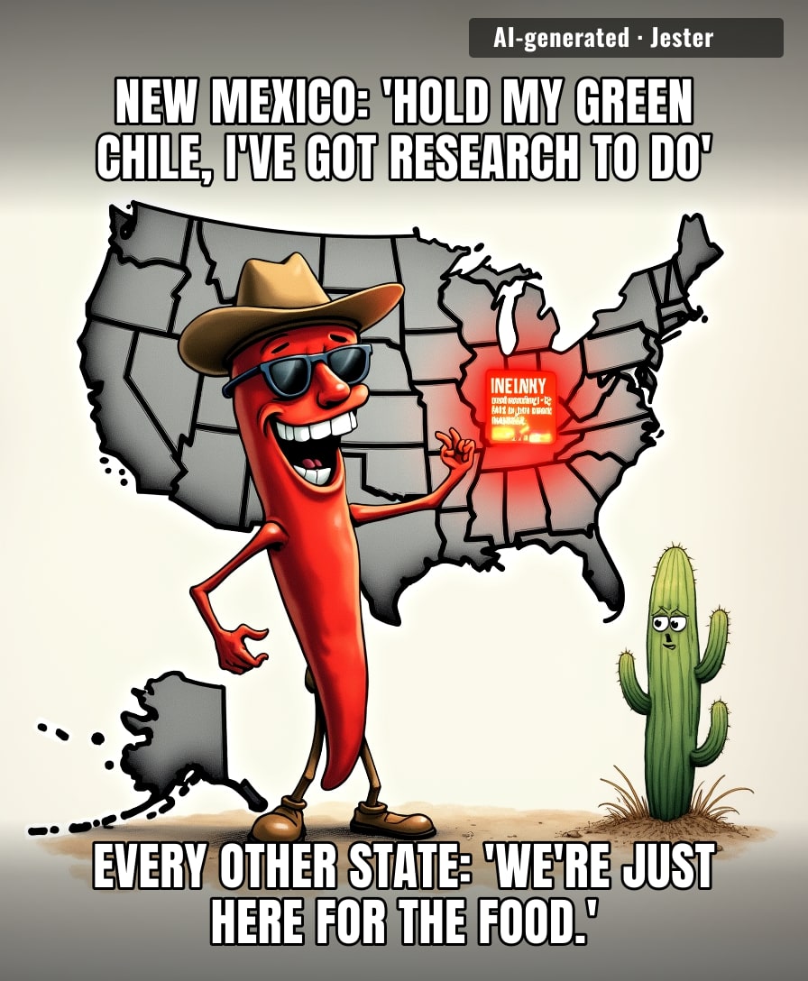 The only thing New Mexico is leading in is a study that'll get its governor some very awkward questions at the next town hall.