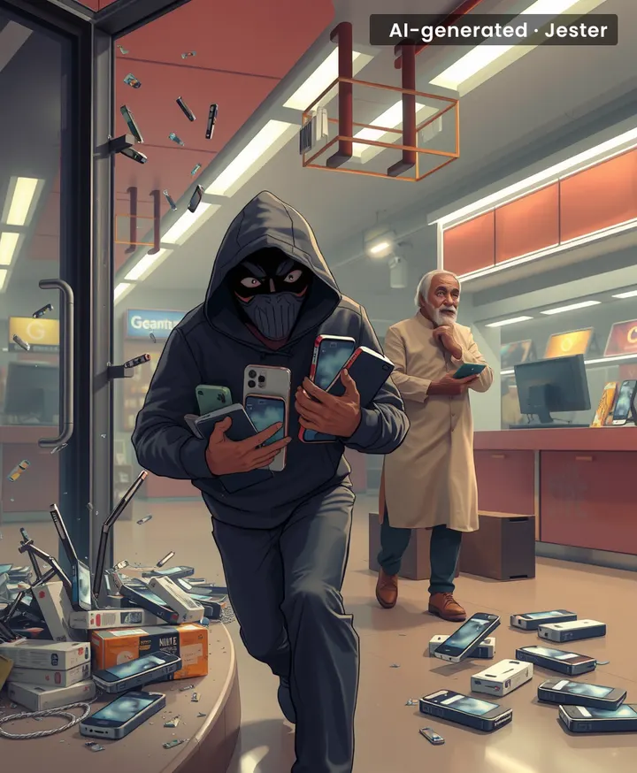 That's not a heist, that's a flash sale with a gun.