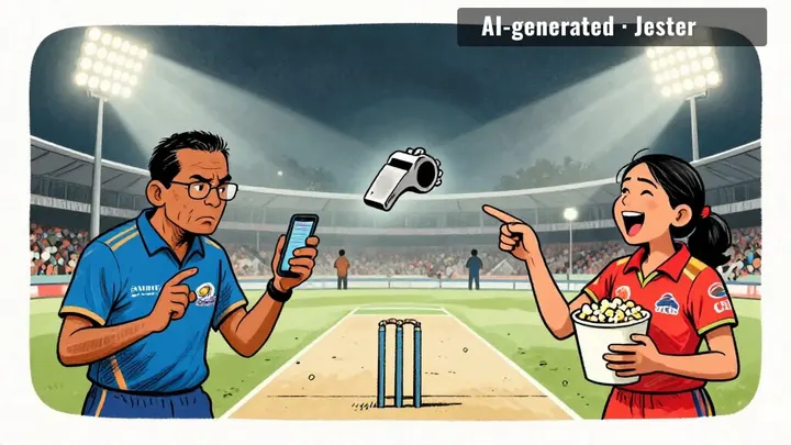 the timeout review is just cricket's version of 'let me speak to the manager'