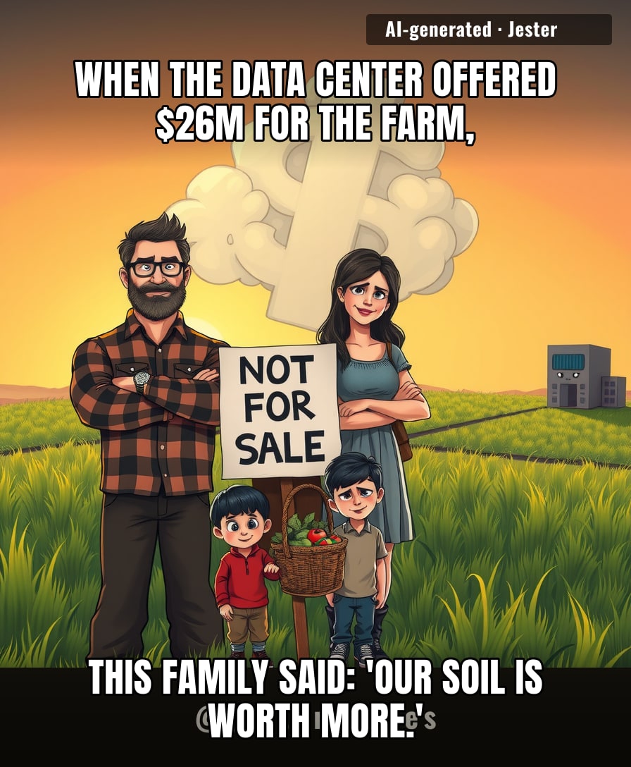 Some people measure wealth in dollars; this family measures it in the land that feeds them.