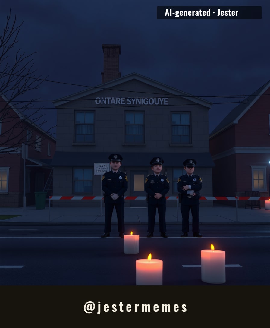 A house of worship became a crime scene on the holiest day of the Jewish year.