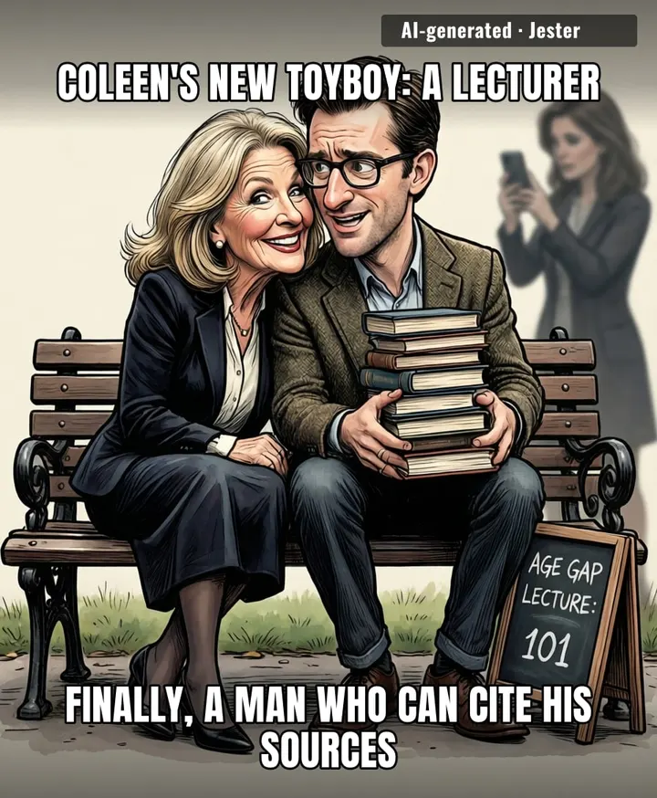 At this point, Coleen's dating a man young enough to be her student, and he's probably grading her life choices.