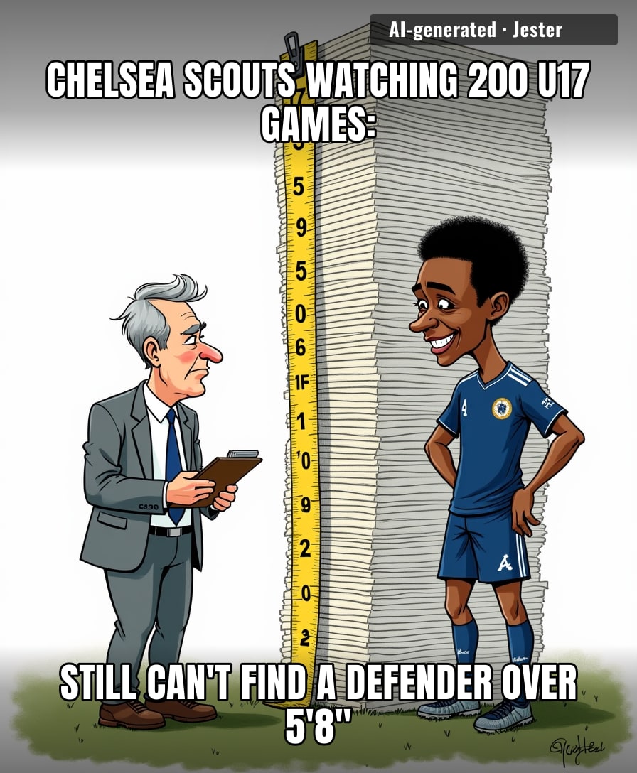 Chelsea's transfer strategy is just buying every teenager who once kicked a ball near a Serie A pitch and hoping one grows into a centre-back.