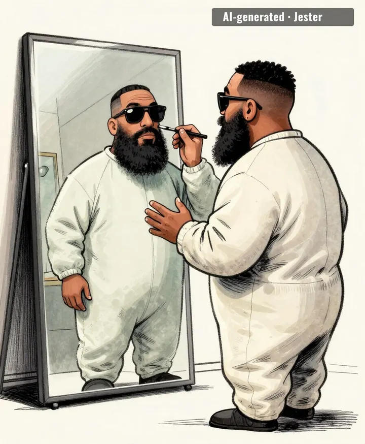 Rick Ross cosplaying as Maino for Halloween, and nobody noticed.