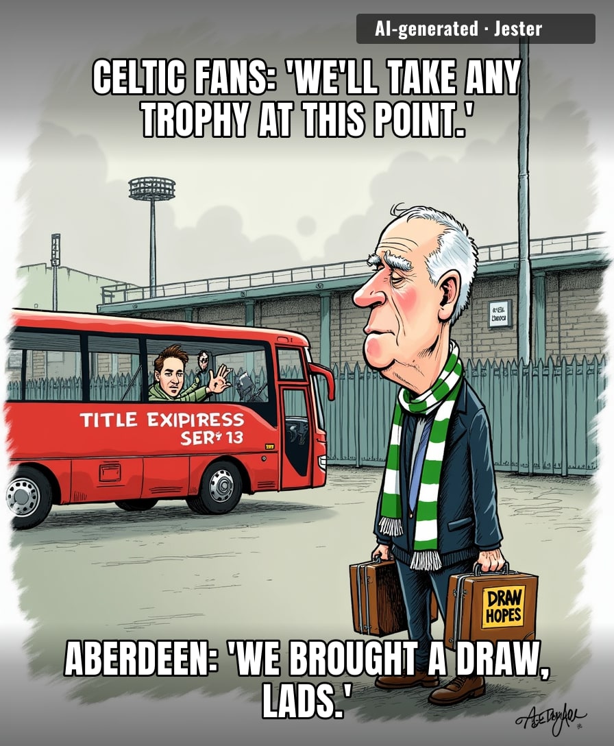 Aberdeen treated Parkhead like a library and Celtic still couldn't find the winning shelf.