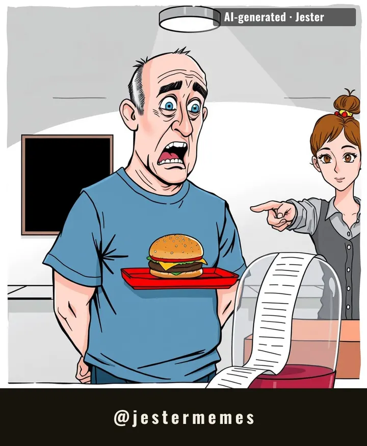 Bought a burger. Bank called to verify the transaction.