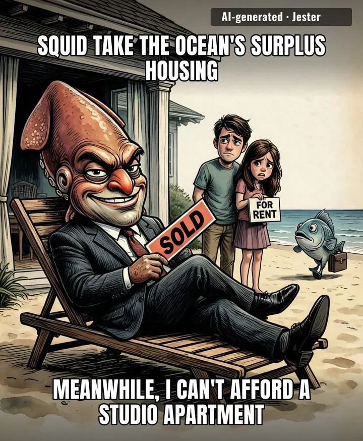 Great, now even the squid have better real estate agents than I do.