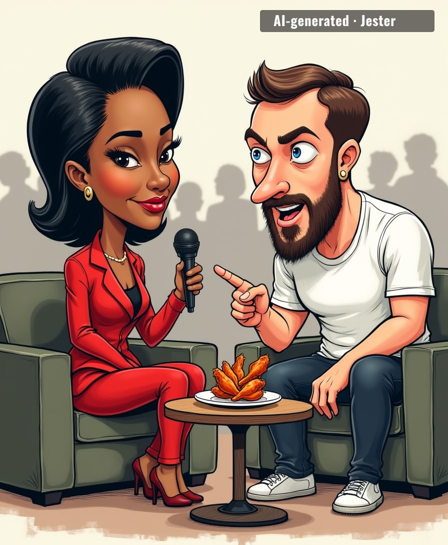 Sean Evans finally found someone who can handle more heat than his wings.