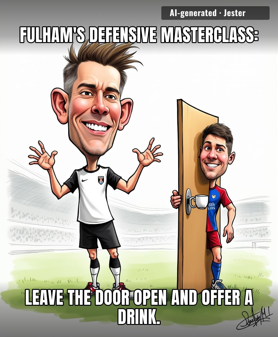 The only thing more generous than Fulham’s back line is a Nigerian prince looking for a bank account.