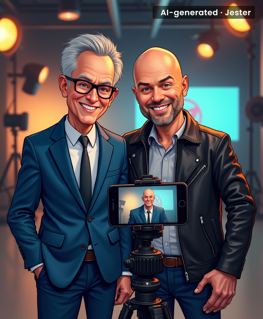 When your radio career is winding down, just pivot to convincing influencers they need a TV studio for their webcam.